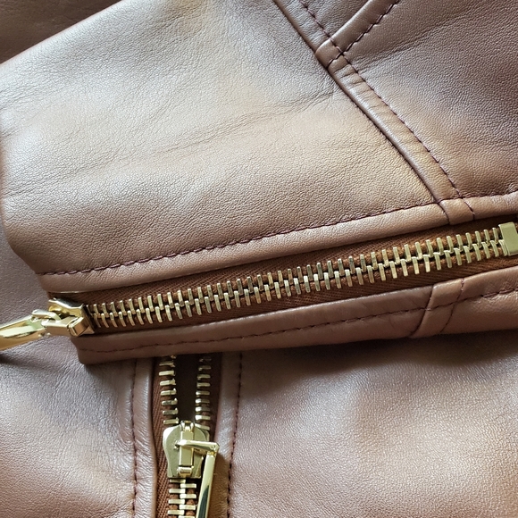 Lafayette 148 New York LAMBSKIN LEATHER MOTO JACKET - Picture 12 of 13